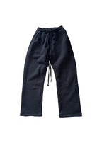 pantaloni blackout joggers negri fit baggy din bumbac 380 gsm
