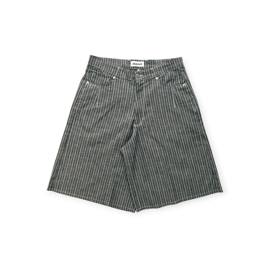 Striped shorts on a white background